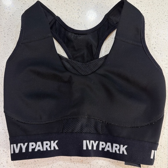 IVY PARK Other - IVY PARK Black Mesh Sports Bra